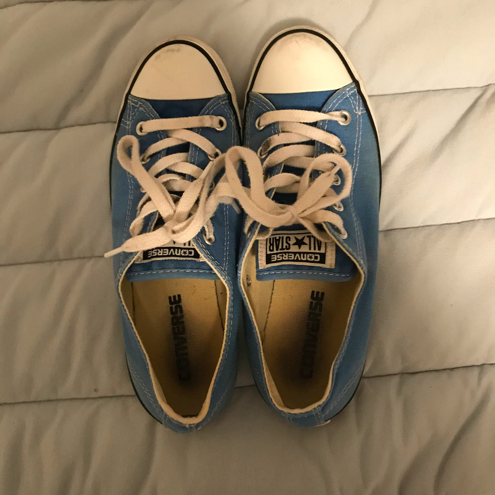 Light Blue Converse - Picture 1 of 2